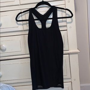 Black Work Out Tank Top